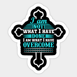 Celebrate Recovery Christian Cross Club Church God Power Sticker